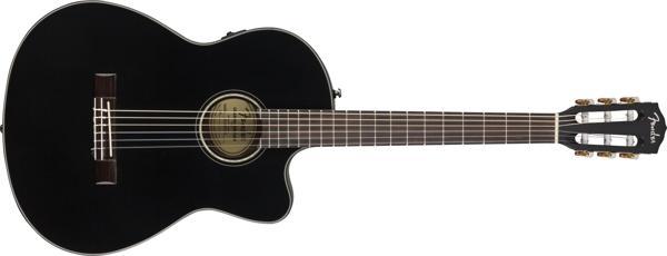 Fender CN-140SCE NYLON WN BLK - Image 1