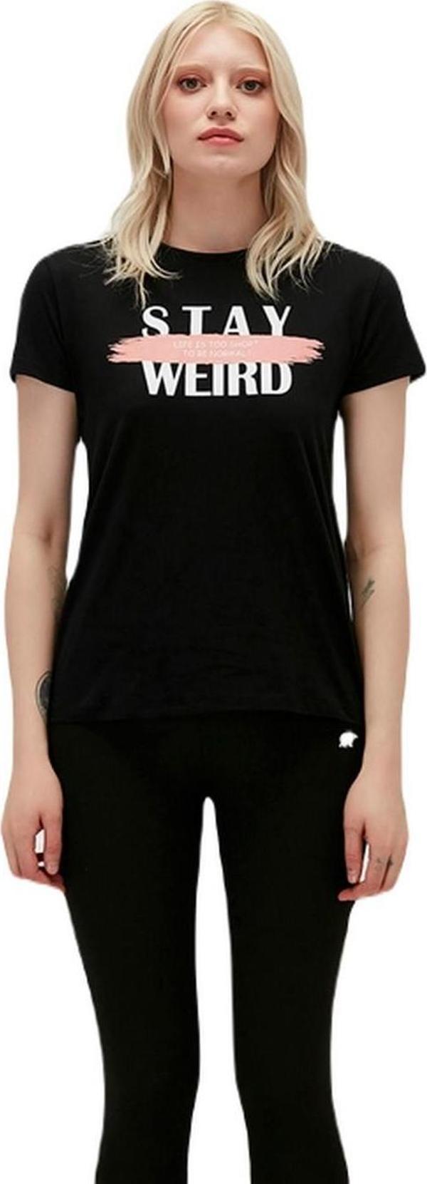Bad Bear 21.03.07.008-C01 Stay Weird Tee Kadın T-Shirt - Image 1