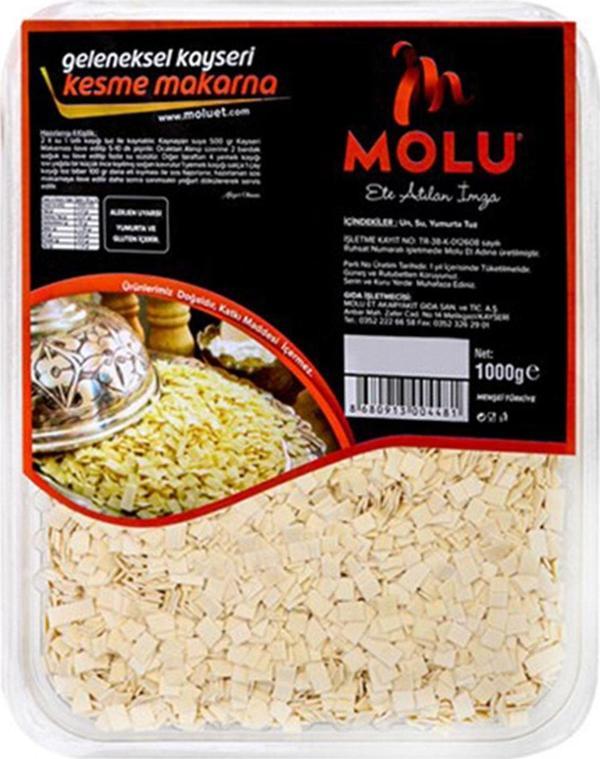 Molu Et Kayseri Makarna 1 Kg - Image 1