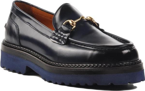 Ayakmod Premium 7710 Lacivert Açma Hakiki Deri Erkek Loafer Ayakkabı - Image 1