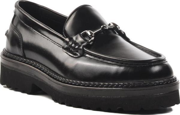 Ayakmod Premium 7710 Siyah Açma Hakiki Deri Erkek Loafer Ayakkabı - Image 1