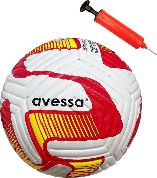 Avessa FT900-130K Futbol Topu Kırmızı 4 Astar Pompalı - Image 1