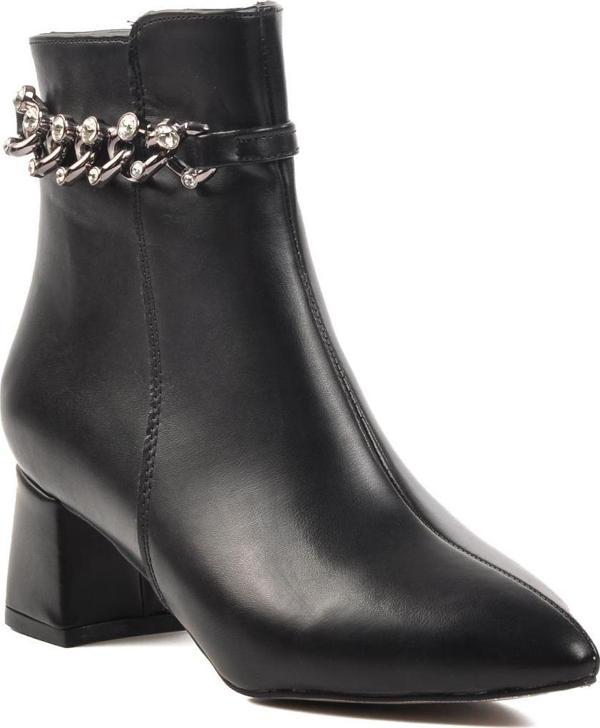 Ayakmod 266 Siyah İçi Polarlı Kadın Bot - Image 1