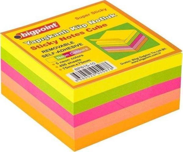 Bigpoint Yapışkan Not Kağıdı 5 R 400 Yaprak - Image 1