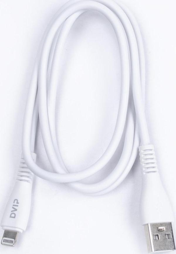 DVIP S11A 6A UsbA to Lightning Hızlı Data ve Şarj Kablosu Beyaz - Image 1