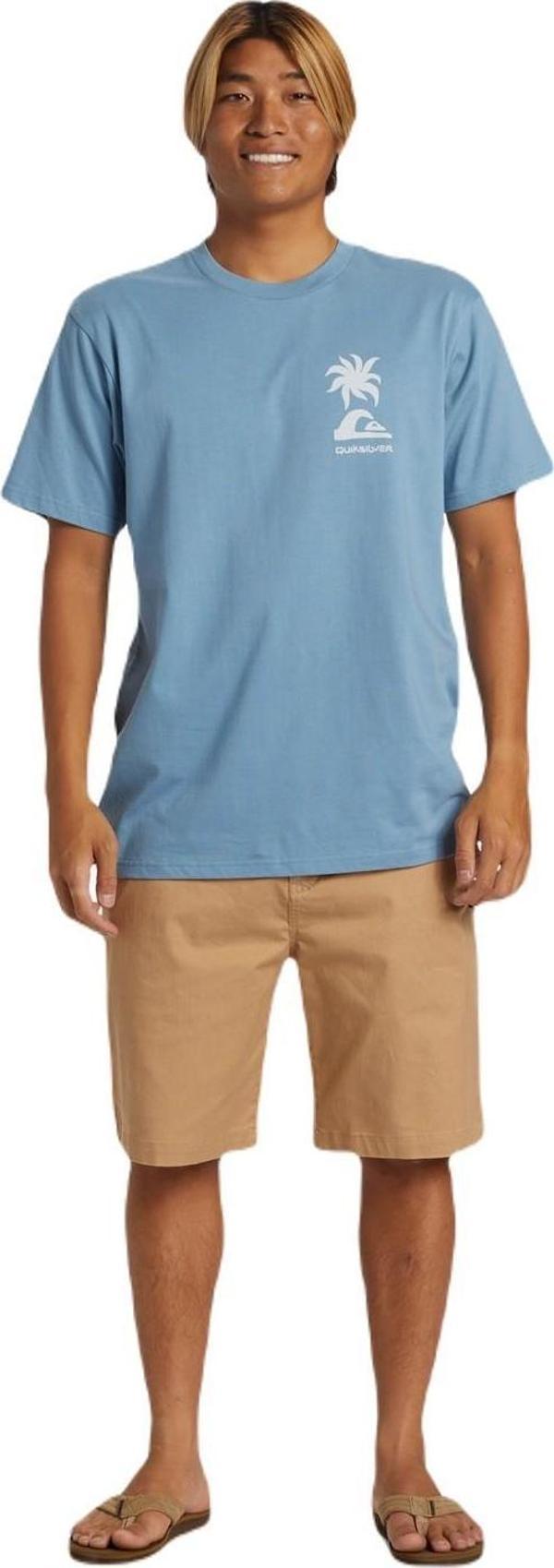 Quiksilver AQYZT09562 Tropical Breeze Mor Erkek Tişört - Image 1