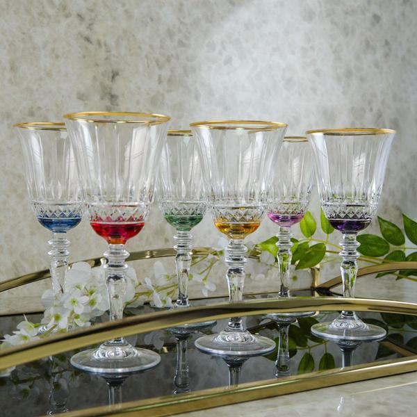 Aryıldız Fiona 6'lı Uzun Kadeh Gold 300 ml - Image 1