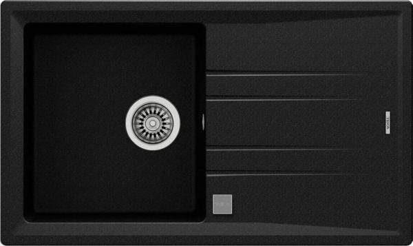 TEKA STONE 50 B-TG TEK HAZNELI TEK DAMLALIKLI METALİK SİYAH TEGRANITE EVIYE - Image 1