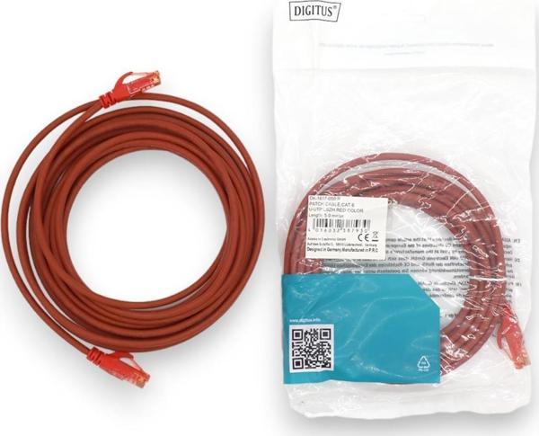 DIGITUS DK-1617-050/R 5 MT KIRMIZI CAT6 PATCH CORD - Image 1