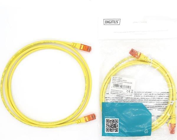 PATCH CORD UTP CAT6 2 MT YELLOW - Image 1
