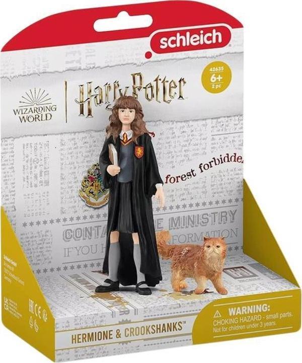 Schleich Harry Potter Büyücülük Dünyası Mini Figür Hermione ve Crookshanks - Image 1