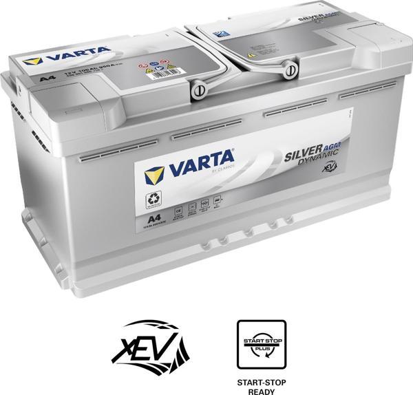 Varta H15 12V 105 Ah 950A AGM Start-Stop Silver Dynamic Akü (Üretim Yılı: 2023) - Eski Akü İadesiz - Image 1