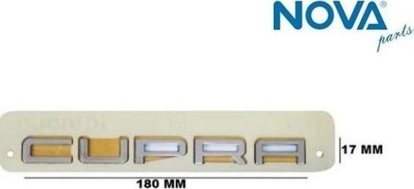 1PL853687 739 Yazı Cupra Kısa Krom - Leon 2006-2013 - Image 1