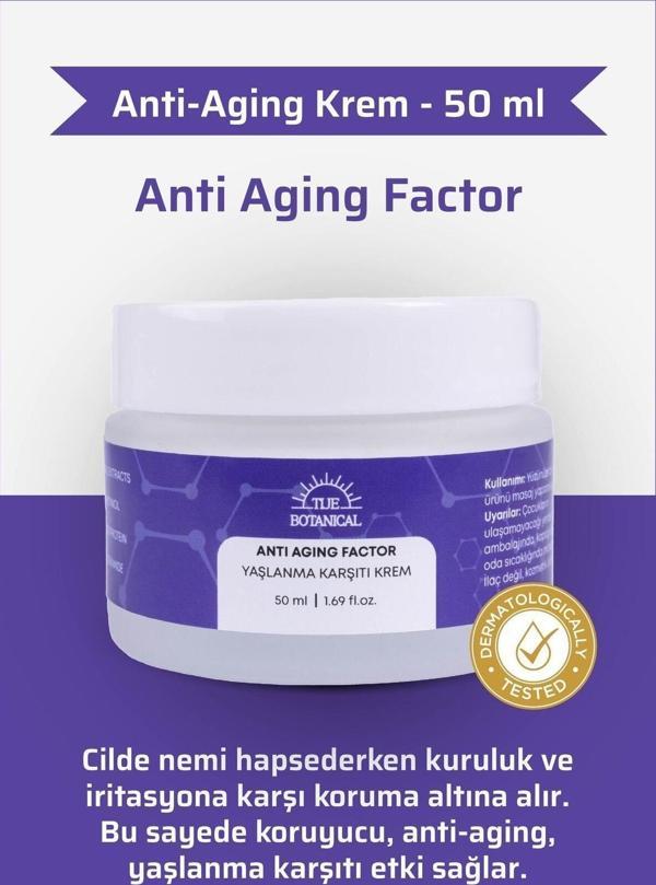 Tije Botanical Anti-Aging Krem - 50 Ml Anti Aging Factor - Image 1