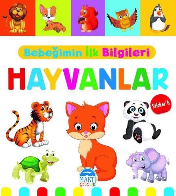 Bebeğimin İlk Bilgileri - Hayvanlar - Sticker'lı - Martı Yayınları Yayınevi - Image 1