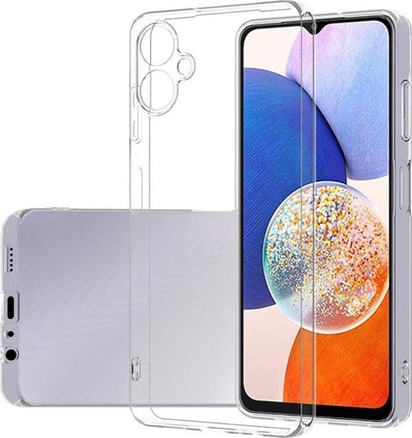 Samsung Galaxy A06 Kılıf Kamera Korumalı Silikon Şeffaf Arka Kapak - Image 1