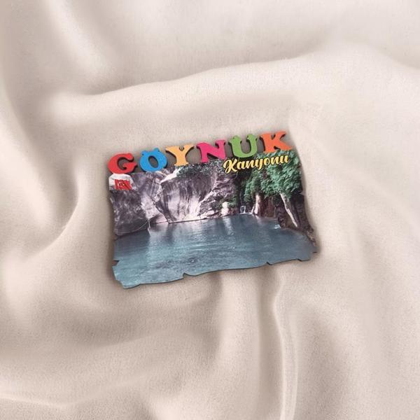 Magnet Antalya Göynük Kanyonu Ahşap Mıknatıslı Buzdolabı Süsü - Image 1