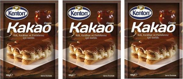 KENTON KAKAO 100 GRAM*3 PAKET (TOPLAM 300 GRAM KAKAO) - Image 1