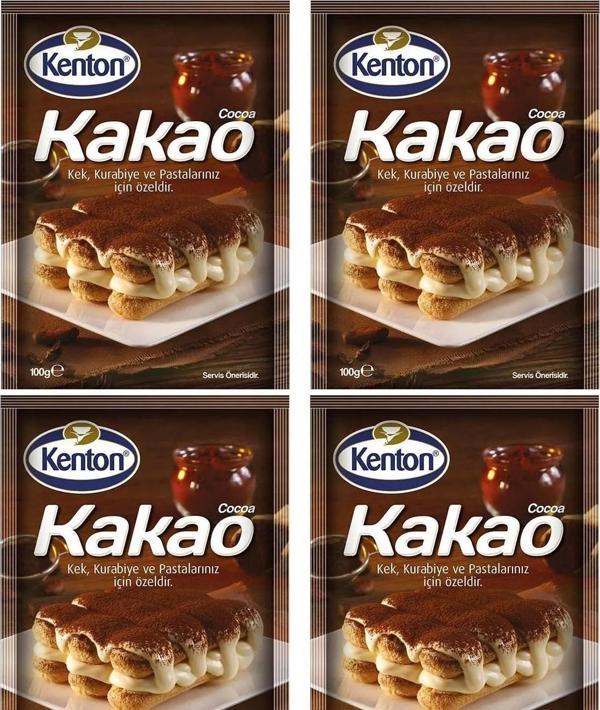 KENTON KAKAO 100 GRAM*4 PAKET (TOPLAM 400 GRAM KAKAO) - Image 1