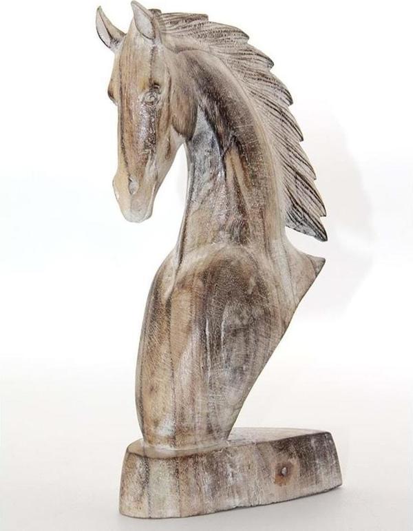 Ahşap At Büstü - Image 1