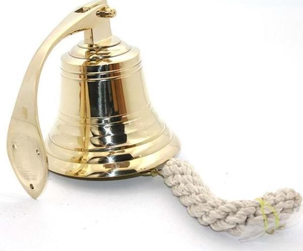 Duvara Asmalı Pirinç Çan - Image 1