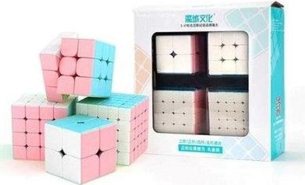 Moyu Macarons 2x2, 3x3, 4x4 ve 5x5 Cube Set - Image 1