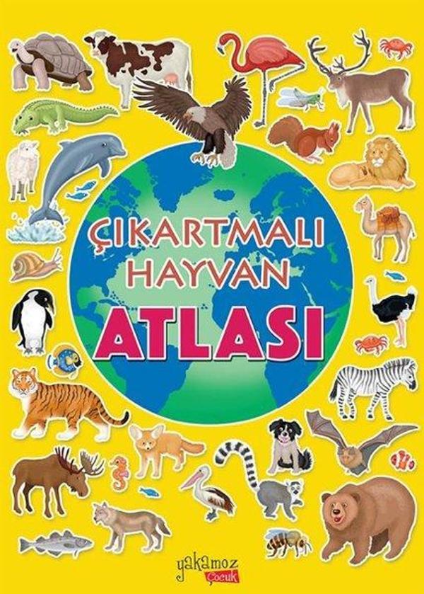 Çıkartmalı Hayvan Atlası - Yakamoz Yayınları - Image 1