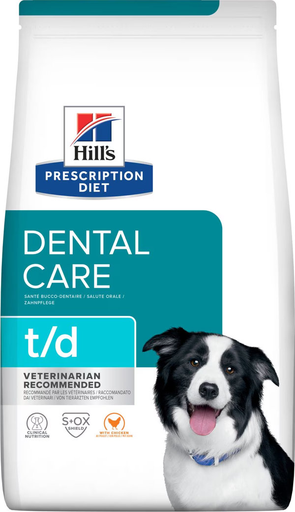 Hill's PRESCRIPTION DIET T/D Köpek Maması 4KG - Image 1