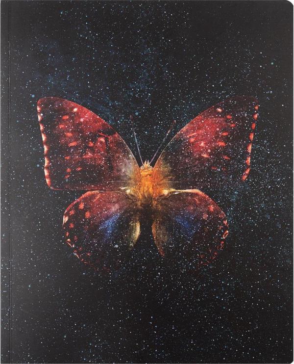 Keskin Color 13x16.5 Kareli Bind-Note Butterfly - Kırmızı - Image 1