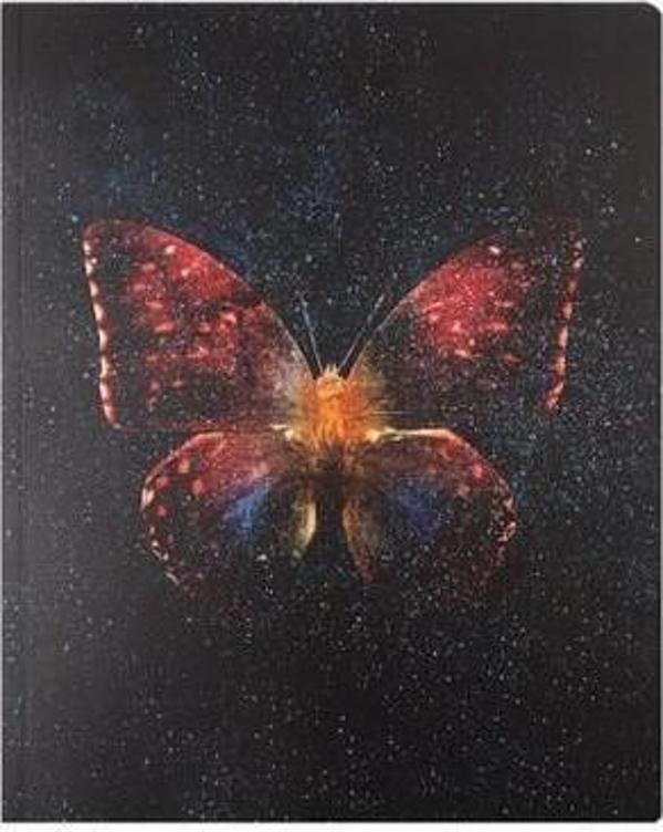 Keskin Color 20x25 Kareli Bind-Note Butterfly - Kırmızı - Image 1