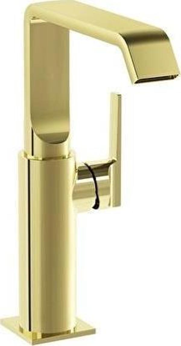Suit A4276574 Yandan Kumandalı Yüksek Altın Lavabo Bataryası - Image 1