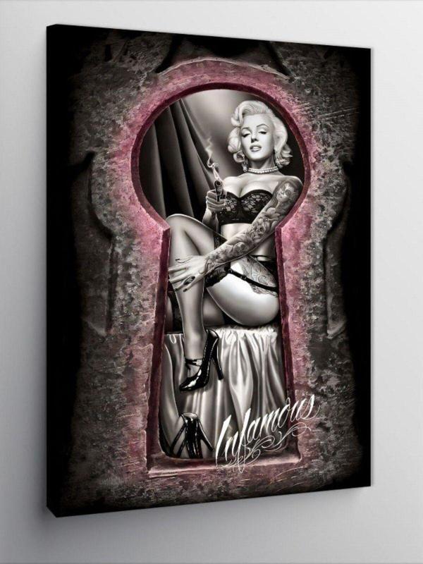 Ekart Kanvas Tablo Jartiyerli Marilyn Monroe - Image 1