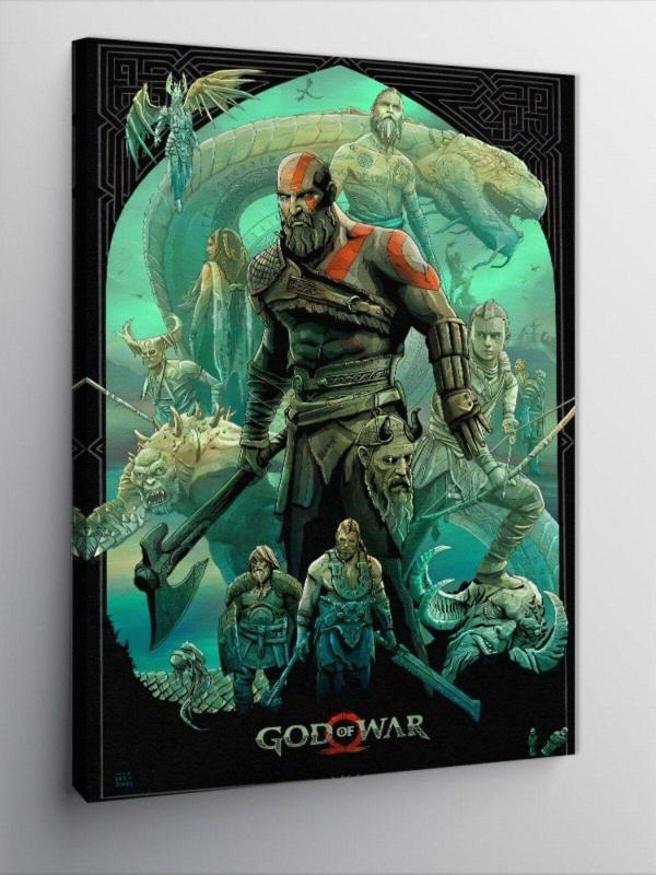 Ekart Kanvas Tablo God Of War - Image 1