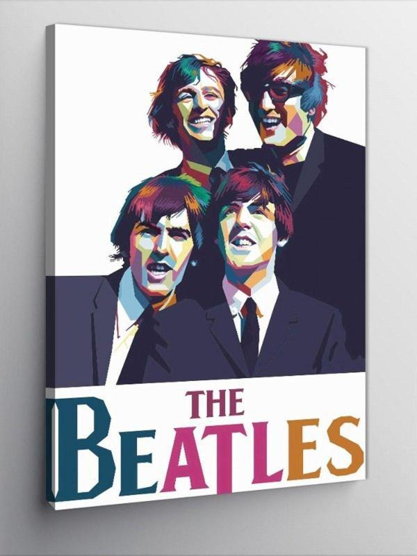 Ekart Kanvas Tablo The Beatles Müzik Grubu - Image 1