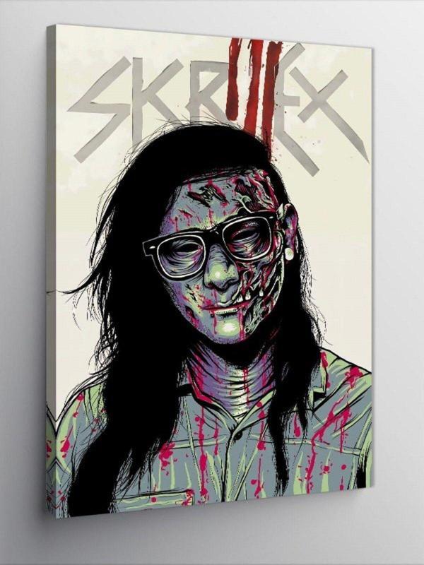 Ekart Kanvas Tablo Skrillex Rock Müzik - Image 1