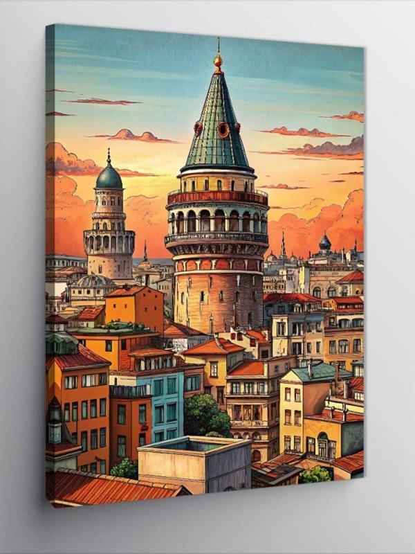 Ekart Kanvas Tablo Galata Kulesi - Image 1