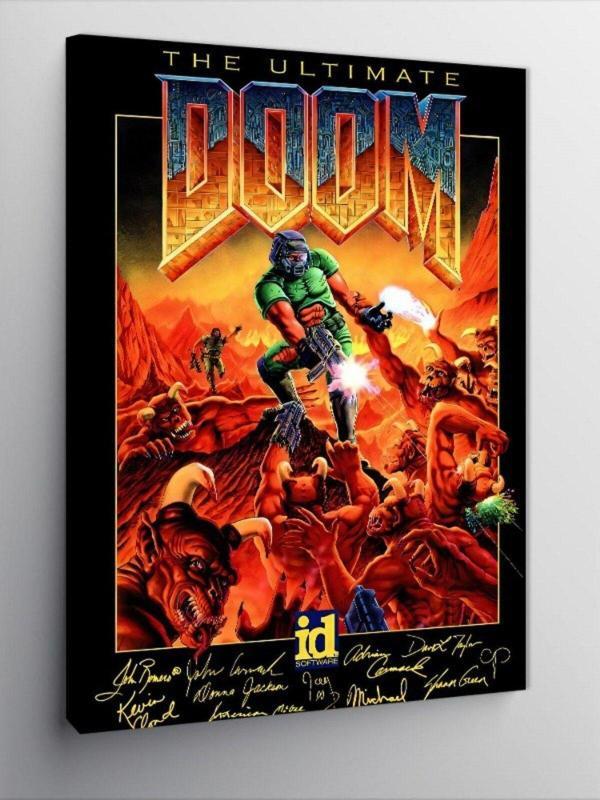 Ekart Kanvas Tablo Doom Oyun Posteri - Image 1