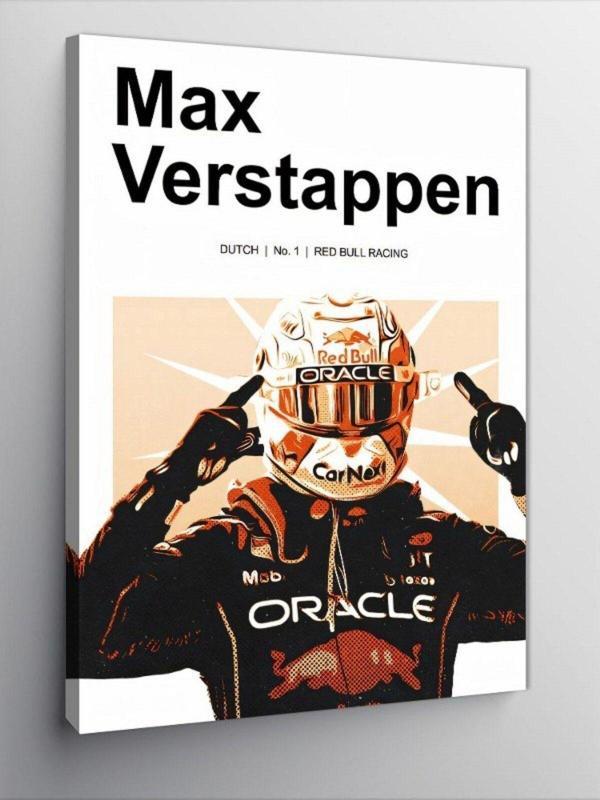 Ekart Kanvas Tablo Max Verstappen Formula 1 - Image 1
