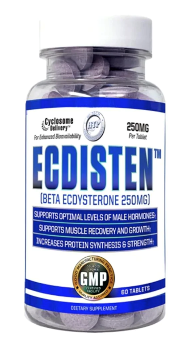 Hi-Tech Ecdısten  Ecdysterone 250Mg  60 Tablets. Usa Menşei Tr Tek Yetkili Satıcısı Ozelsporcugıdaları'Dır - Image 1