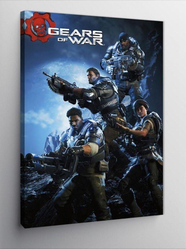 Ekart Kanvas Tablo Gears Of War - Image 1