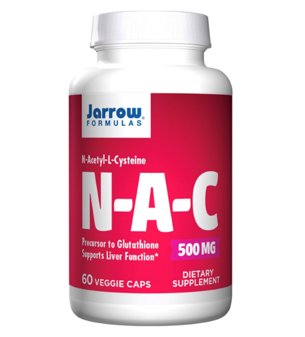 Jarrow Formulas N-A-C N-Acetyl-L-Cysteine 500 Mg Liver Function - Precursor To Glutathione 60 Veggi - Image 1