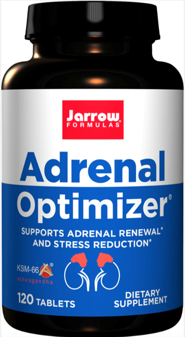 Jarrow Formulas, Adrenal Optimizer (C-Vitamin+B-Vitamin+Ksm-66 Ashwagandha+Dmae)120 Tablets. Usa Ve - Image 1