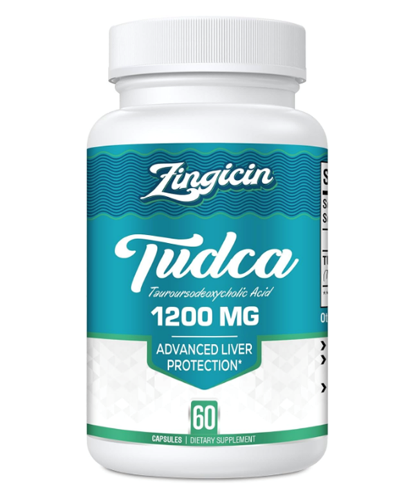 Swanson Zingicin Tudca Supplement 1200Mg - 60 Veggie Capsules. Made In Usa 3541 - Image 1