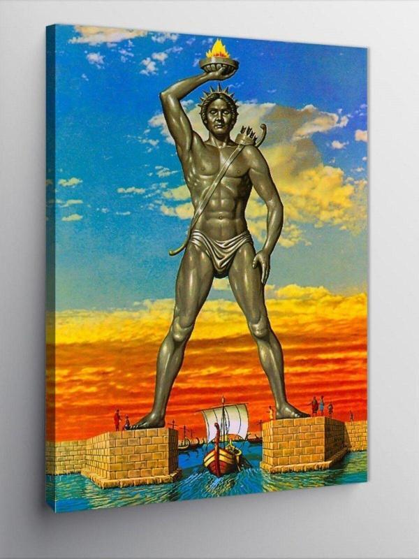 Ekart Kanvas Tablo Antik Rodos Heykeli - Image 1