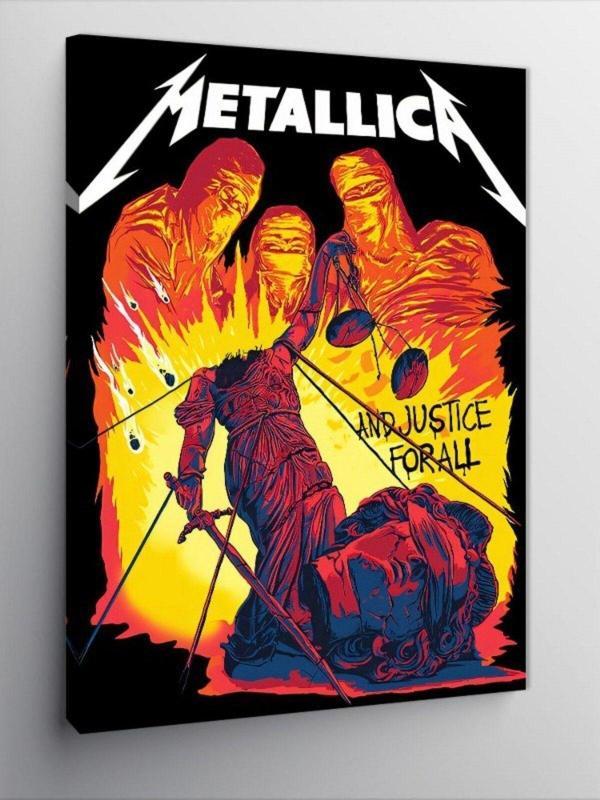 Ekart Kanvas Tablo Metallica Posteri - Image 1