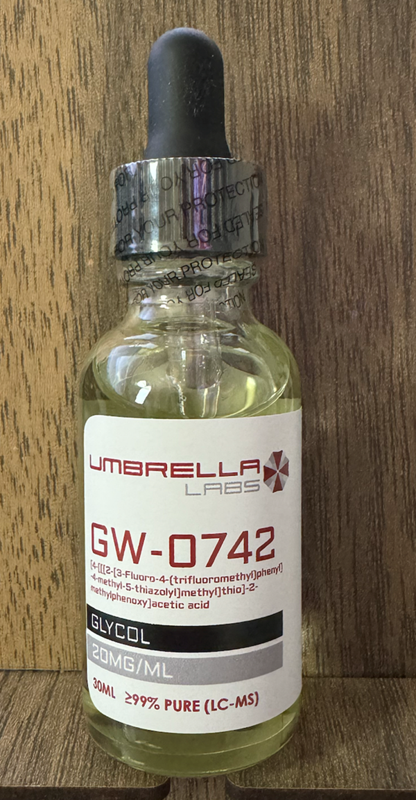 Umbrella Labs Gw-0742 20Mg-30Ml.(Orıjınallik Hologramı Ve Karekod Vardır). Usa Version 3553 - Image 1