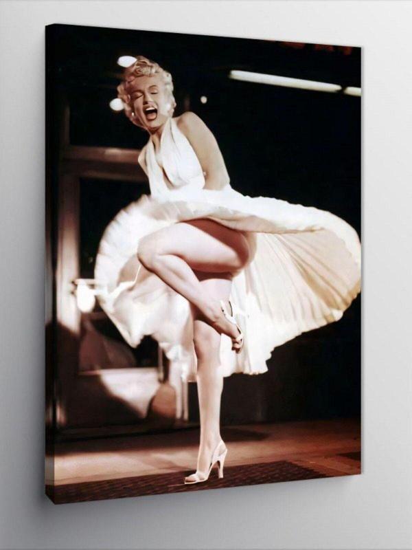 Ekart Kanvas Tablo Marilyn Monroe Ve Etek Sahnesi - Image 1