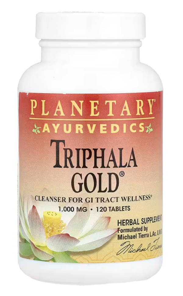 Swanson Planetary Herbals  Ayurvedics Triphala Gold®  1000Mg 120 Tablet. Usa Menşei.Ozelsporcugıdaların'Dan - Image 1