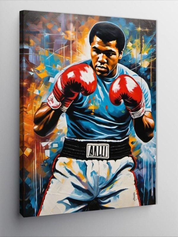Ekart Kanvas Tablo Muhammad Ali Boksör - Image 1
