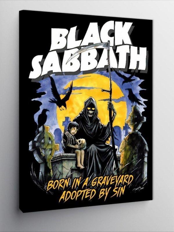 Ekart Kanvas Tablo Black Sabbath Müzik Grubu - Image 1